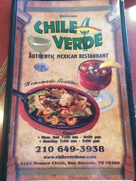 chile verde mexican restaurant san antonio